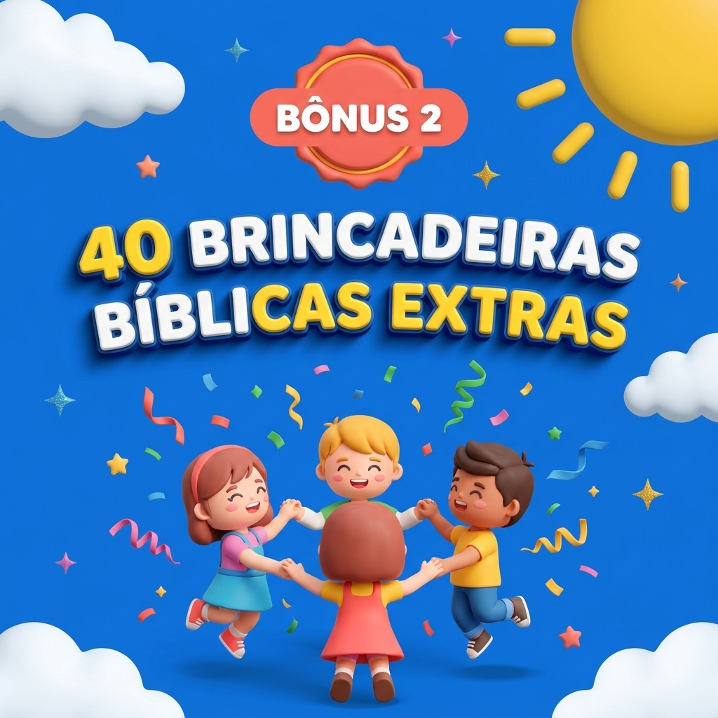 Capa: 40 Brincadeiras Bíblicas Extras