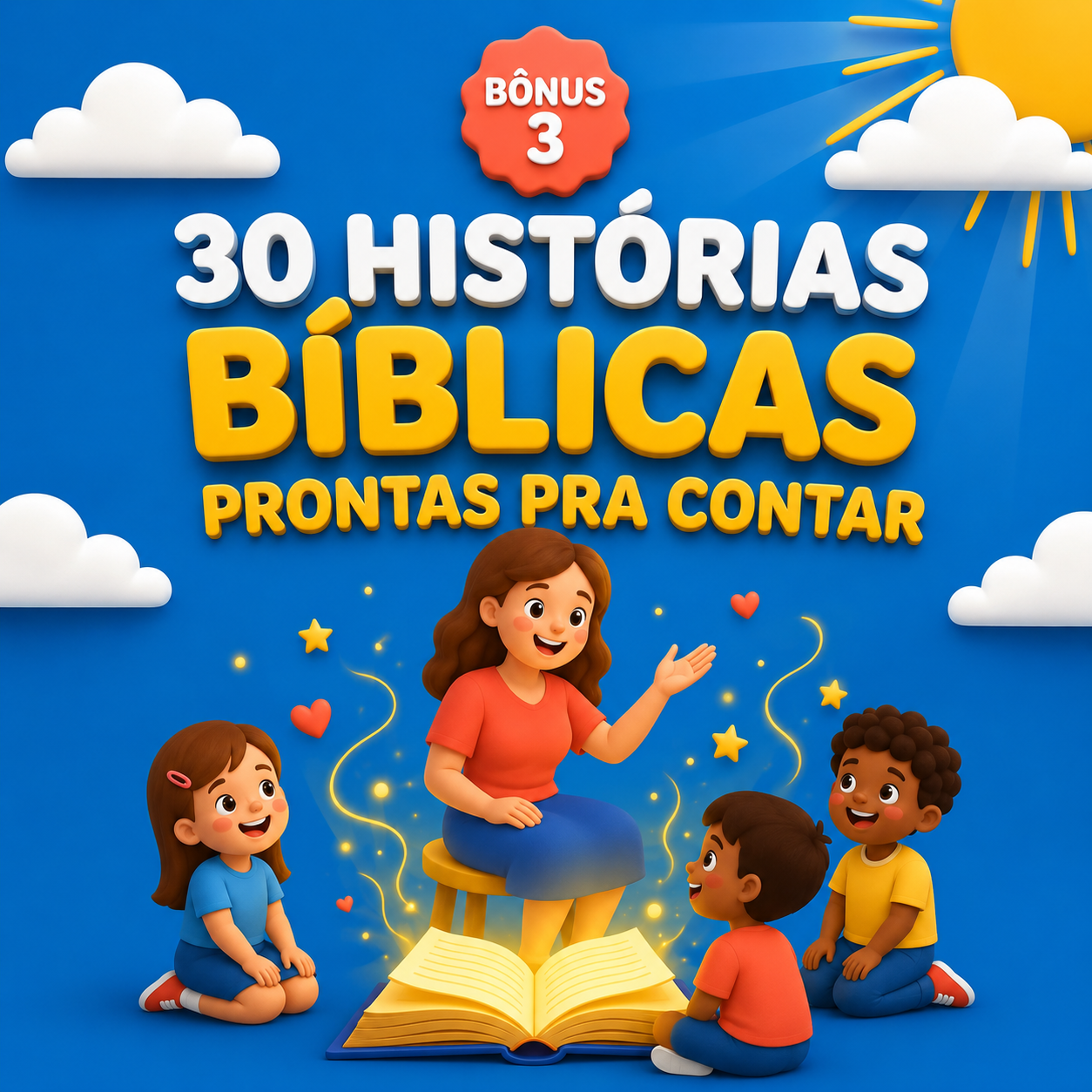 Capa: 30 Histórias Bíblicas Prontas pra Contar