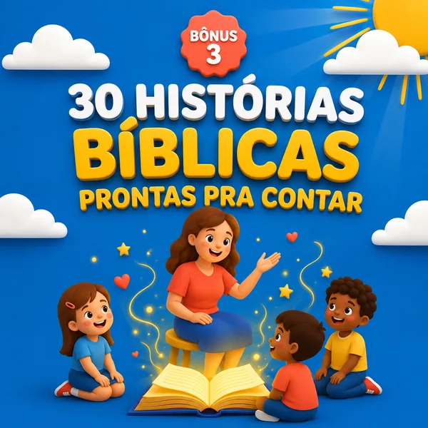 Capa: 30 Histórias Bíblicas Prontas pra Contar